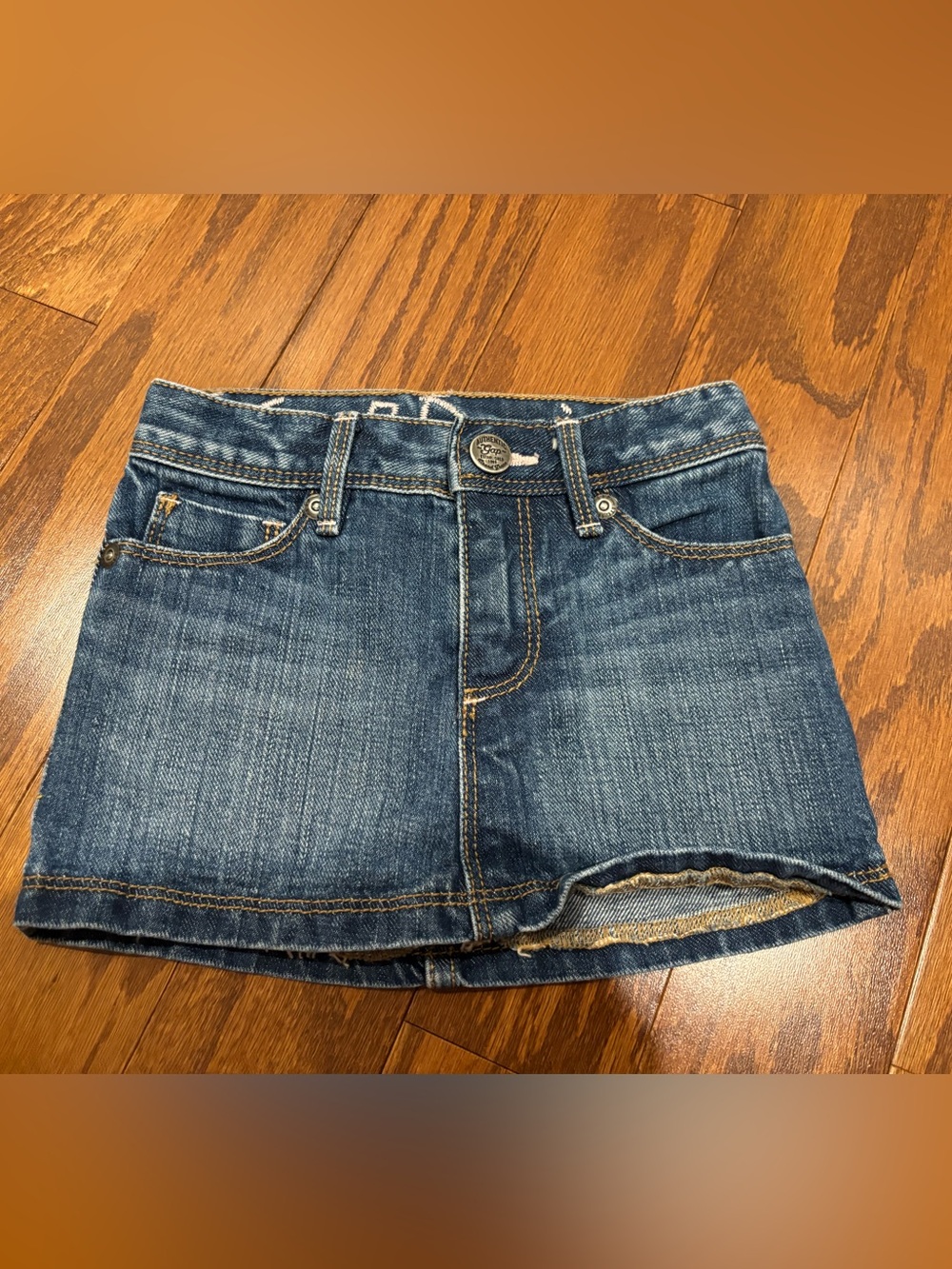 GAP Girls Denim Mini Skirt - Blue